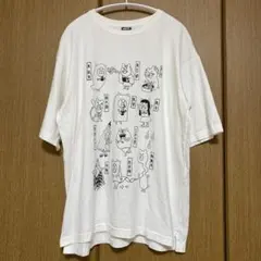 scolarparity熊妖怪イラスト 半袖Tシャツ ホワイト　　Mのサムネイル
