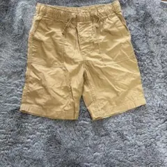 GAP kids ベージュ ハーフパンツ ゴムウエスト サイドポケット