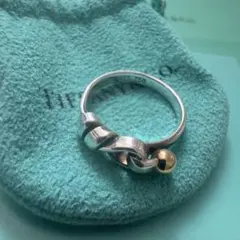 極美品✨ ティファニー リング 指輪 フックアイ AU750 AG925 #11