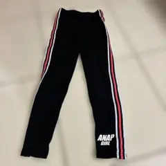 ANAP GIRL ブラック スパッツ Sサイズ　140-150