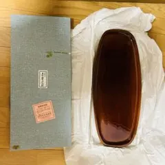 【新品未使用】春慶塗　コーヒートレイ　朱色銘々皿　お盆　漆塗り工芸品無形文化財