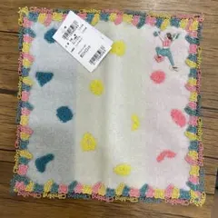 近沢レース　タオルハンカチ　ボルダリング　（ピンクMIX）新品未使用