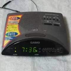 CASIO AM/FM ラジオ搭載置き時計 RT-150 訳あり品