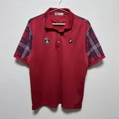 KANGOL ポロシャツ 赤 スポーティで快適な着心地