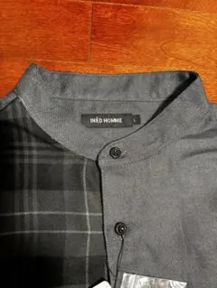 【新品】INED HOMME 長袖シャツ チェック柄のサムネイル