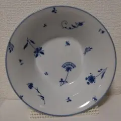 TONO 青い花柄 深皿 Made in Japan 食器 皿 器 22cmのサムネイル