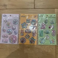 【新品】ディズニー　ウォーターシール　3点セット　セリア　品薄
