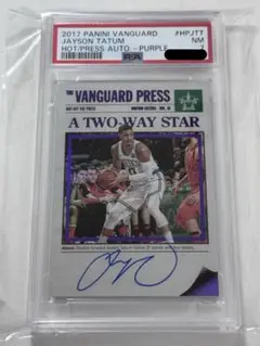Tatum Panini Vanguard Hot Press auto /49