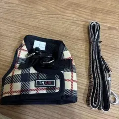 ハーネス Sサイズ ベージュ・黒・赤　未使用　新品　チワワ　小型犬　猫　リード