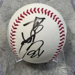 MLB 元ヤクルト 青木宣親選手 ロゴ 直筆サインボール - メルカリ