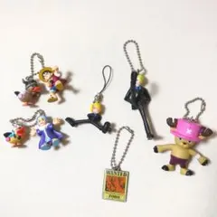 【ONEPIECE】キャラクターキーホルダー6点
