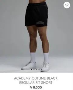 VANQUISH Academy Outline Black Shorts Mのサムネイル