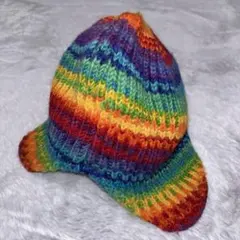 男女兼用　ネパールウール　ニットキャップ