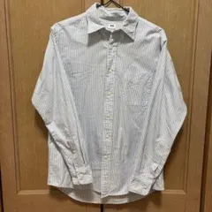 UNIQLO ストライプ 長袖シャツ S
