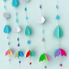 梅雨壁面飾り 立体パラソル壁面 傘壁面 6月壁面 ハンドメイド - メルカリ