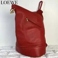 美品 LOEWE ロエベ アントン アナグラム リュック オールレザー ○最高級 ○廃盤 ○人気色 LOEWE ロエベ リュック ショルダー