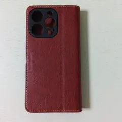 iPhone用 手帳型ケース ボルドー　iPhone15Pro用✦