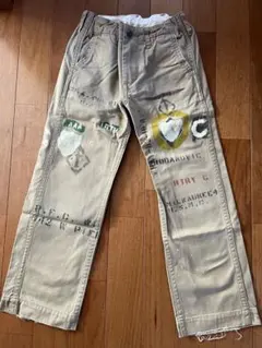 DENIM DUNGAREE パンツ 120 ベージュ