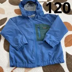 BREEZE ウィンドブレーカー　メッシュ　上着　ブルー　120
