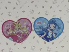 ビアードパパ特典　キミとアイドルプリキュア♪ 紙製コースター　2種