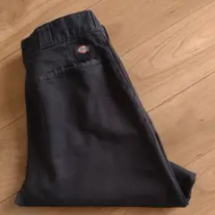 Dickies 874BK/ワークパンツ/チノ/23年製/古着/実寸W36L30