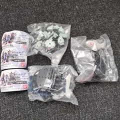 【未開封】Ｇ戦士f　ジムカスタム　ヘイズル2号　台座セット　の3体セット