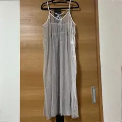 しまむら✩.*˚チュールキャミワンピースL