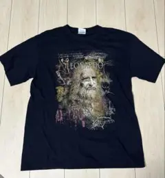 古着 00s レオナルドダ・ヴィンチ Tシャツ アートT