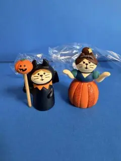 デコレコンコンブル　ハロウィン　ねこずきんデビル　かぼちゃシンデレラ猫