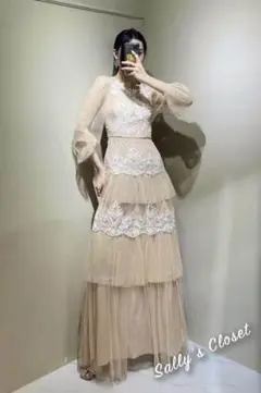 新品未使用　BCBGMAXAZRIA　マキシ丈ドレス　ロングワンピース BCBG MAXAZRIA(ビーシービージーマックスアズリア) ワンピース