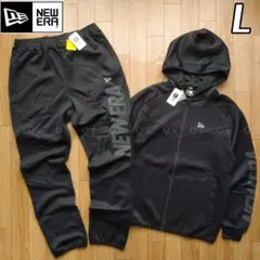 ニューエラ KD ジャージ 上下セット パーカー パンツ BK 新品 L