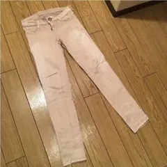 MURUA ムルーア　ベージュ　パンツ　ストレッチ　細身　04