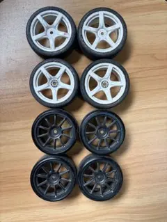 プラモ ホイール タイヤ 車 アオシマ te37 - メルカリ