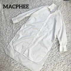 極美品 トゥモローランド マカフィー シアー ギャザー 身幅ゆったり 