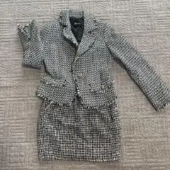&by ピンキー&ダイアン　ツイード　ジャケット　スカート　セットアップ　M