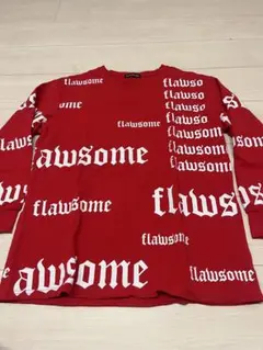 flawsome 長袖カットソー レッド