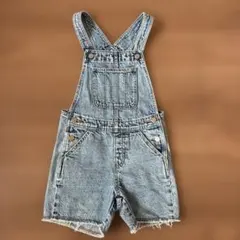 GAP デニムショートパンツオーバーオール