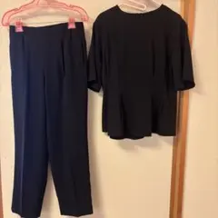 ブラックパンツスーツ 卒業卒園　入園入学