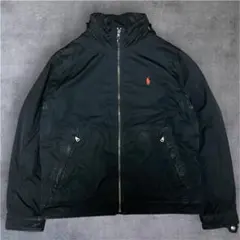 90s POLO RALPHLAUREN ロゴ 刺繍 ナイロン ジャケット