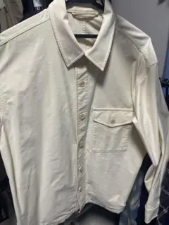 UNIQLO オーバーシャツジャケット　オフホワイト　L