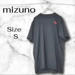 mizuno 半袖Tシャツ S ブラック スポーツウェア カジュアル 訳あり