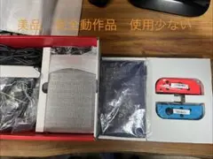 a*u様 美品　使用少ない　Switch 本体 青/オレンジ ソフトケース付き
