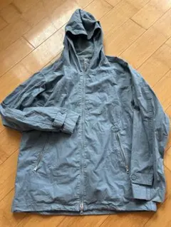 ライトブルー フード付きマウンテンパーカー