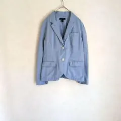 LANDS'END　テーラードジャケット コットン ダブルボタン　涼しげ