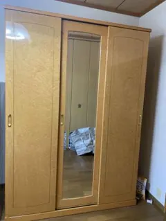 未使用品　府中家具　バーズアイメープル　ワードローブ「シフォン」64万 未使用展示品 府中家具 バーズアイメープル ワードローブ「シフォン