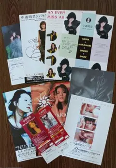 中森明菜 AKINA CAFE ポストカード ステッカー 前期 5枚セット - メルカリ
