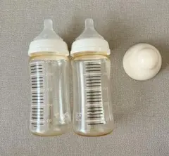 Chuchu チュチュ プラスチック　広口 哺乳瓶 240ml 2本セット