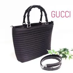 グッチ GUCCI ハンドバッグ ショルダーバッグ2Way エナメル レザー