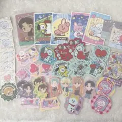 【大量】BTS BT21 TinyTAN シール 42枚セット まとめ売り