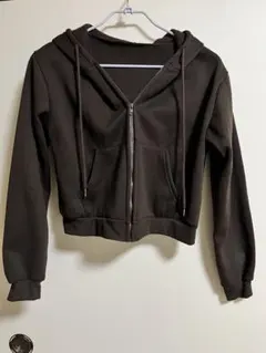 パーカー ショート丈